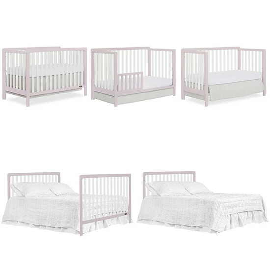 Best reviews of π Dream On Me Ridgefield 5-in-1 Convertible Crib Blush π - Image 7