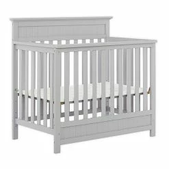 Flash Sale 🔔 Dream On Me Harbor 3-in-1 Convertible Mini Crib White ⌛