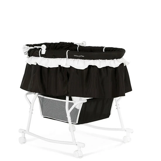 Best Pirce π Dream On Me Lacy 2-in-1 Portable Bassinet In Black π₯° - Image 6