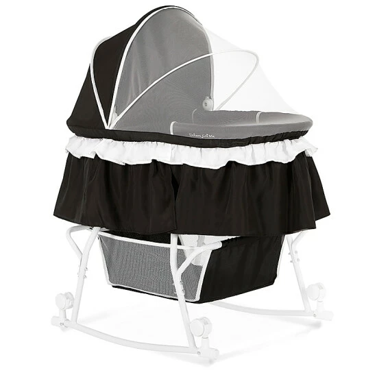 Best Pirce π Dream On Me Lacy 2-in-1 Portable Bassinet In Black π₯° - Image 12