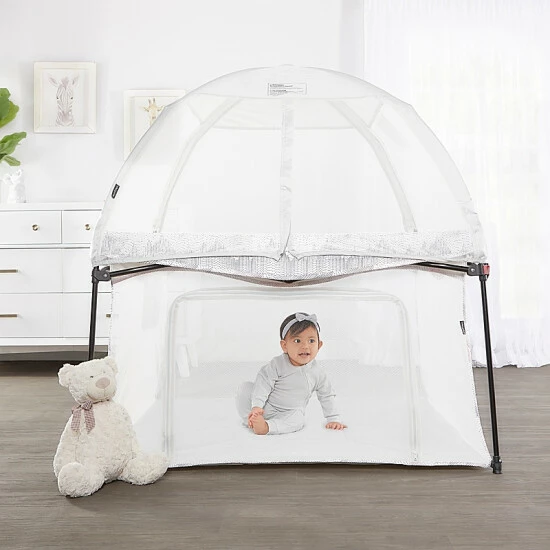 Buy β Dream On Me Ziggy Playard With Canopy Black/white 𧨠- Image 7
