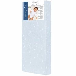 Best deal 🤩 Dream On Me Sparkling Dreams 2-in-1 Dual-Sided Infant/Toddler Mattress Blue 🎉