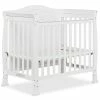 New 🧨 Dream On Me Naples Full Panel 4-in-1 Convertible Mini Crib Pink Blush 🧨