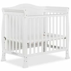 New 🧨 Dream On Me Naples Full Panel 4-in-1 Convertible Mini Crib Pink Blush 🧨