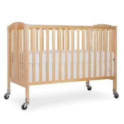 Budget 😉 Dream On Me Folding Full Size Crib Natural 🔥