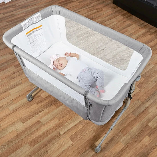 Wholesale π₯° Dream On Me Waves Bassinet, Bedside Sleeper And Playard Light Gray π - Image 3