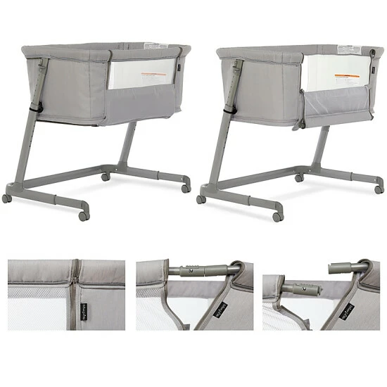 Wholesale π₯° Dream On Me Waves Bassinet, Bedside Sleeper And Playard Light Gray π - Image 4