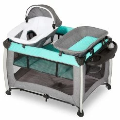 Best Pirce ⌛ Dream On Me Princeton Deluxe Nap 'N Pack Playard Grey 🔥
