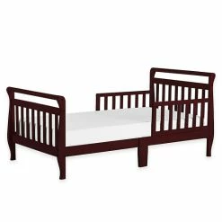 Brand new ✔️ Dream On Me Sleigh Toddler Bed In Cherry 👏