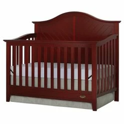 Coupon 🎁 Dream On Me Ella 5-in-1 Convertible Crib In Cherry 👍