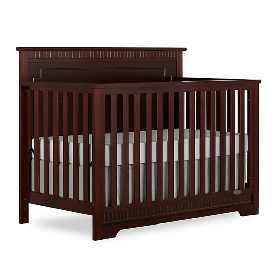 Best Pirce ✔️ Dream On Me Morgan 5-in-1 Convertible Crib In Cherry White ✔️