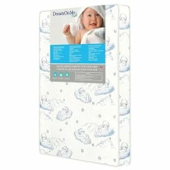 Best Pirce ✔️ Dream On Me Sweet Dreams 3-Inch Spring Coil Mini/Portable Crib Mattress In Blue 👏